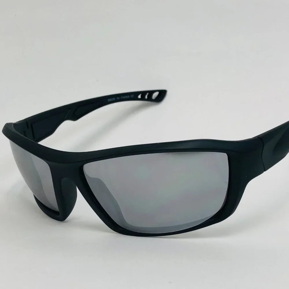 Sport Men Sunglasses Outdoor Silver Mirror Lens Beach Shades Fishing Golfing New
